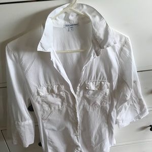 JAMES PERSE button down shirt Sz 4 (XL)
